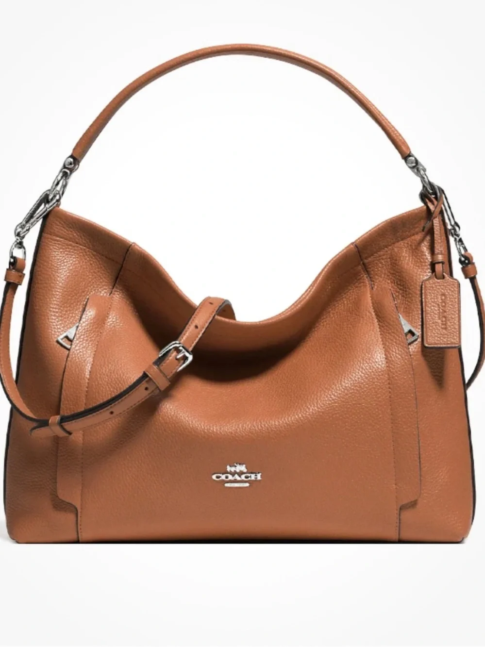 Coach Scout Hobo Women's Shoulder Bag - Saddle (34312)
